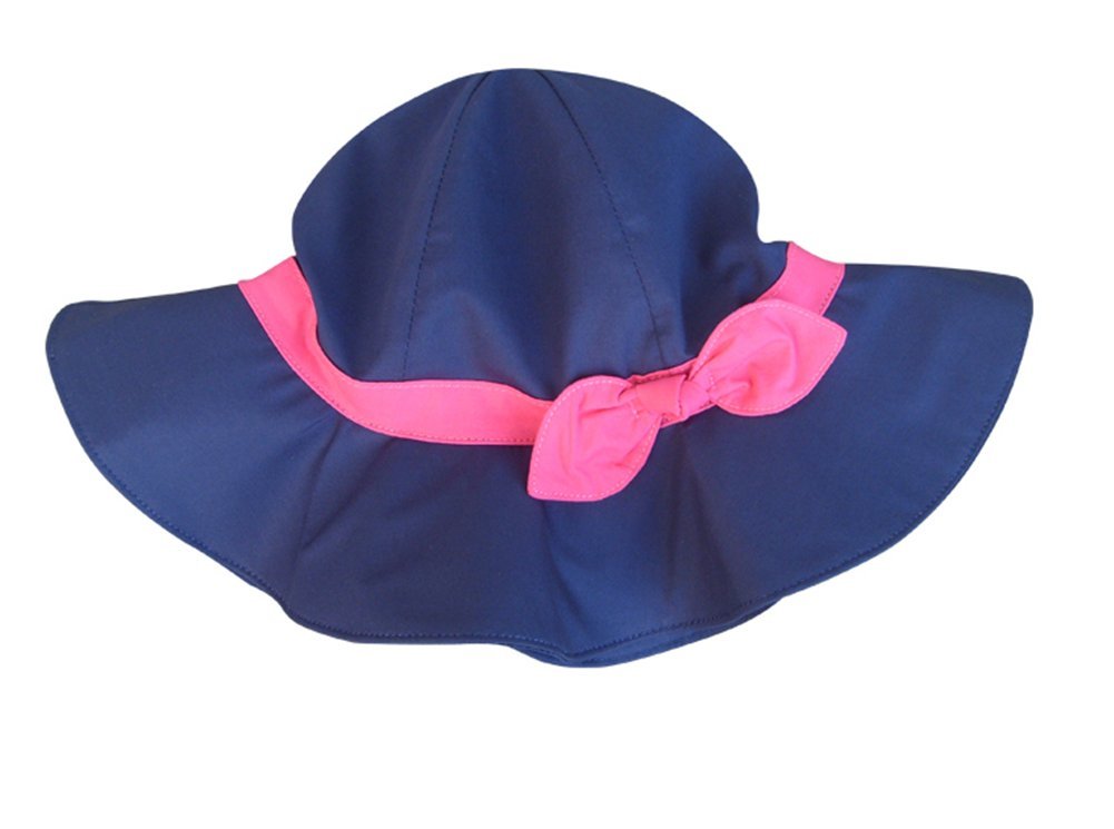 Vimeet Kid Baby Summer Hat Baby Sun Hat Toddler Beach Hat Baby Bucket Hat Dark Blue