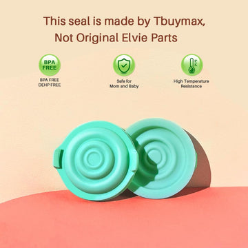 Tbuymax 4 Pc Pump Seals Compatible With Elvie Wearable Breast Pump Parts, Silicone Membrane Diaphragm Compatible With Elvie Pump