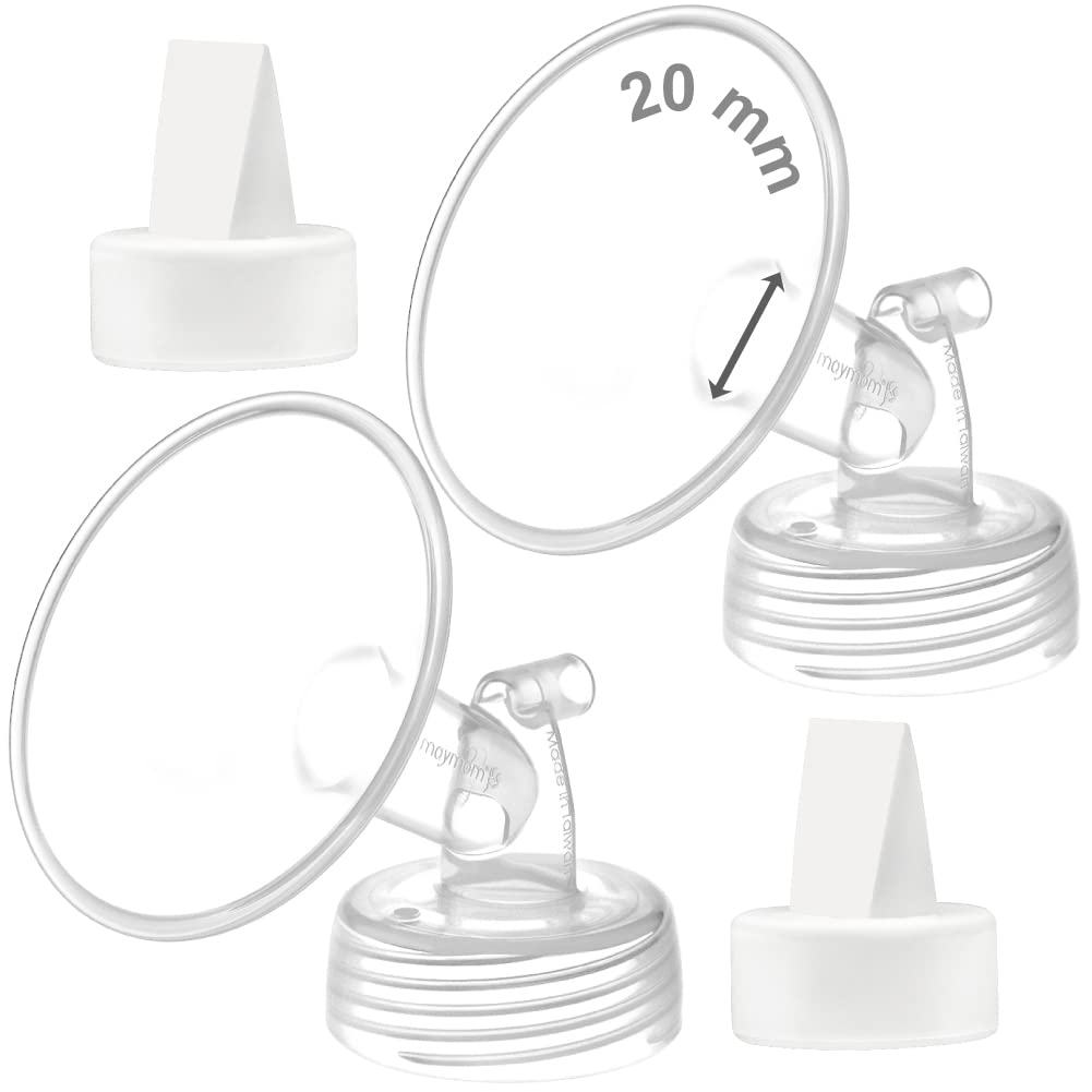 Maymom 20 mm Flange and Duckbill Valve Compatible with Spectra S1 Spectra S2 Spectra 9 Plus Not Original Spectra Pump Parts Repl