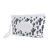 Itzy Ritzy Travel Wipes Case - Reusable Wipe Pouch - Take & Travel Pouch Holds Up To 30 Wet Wipes, Includes Silicone Wristlet St