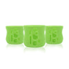 Olababy Silicone Sleeve For Avent Natural Glass Bottles (Pack Of 3) (4 Oz, Green)