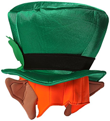 Rasta Imposta Leprechaun Top Hat With Ears, Green, One Size