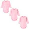 Enfants Ch?Is Newborn Baby Long Sleeve Bodysuit Pink 6 Months
