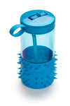 Melii Spikey Kids Water Bottle With Straw, 17Oz (Blue)