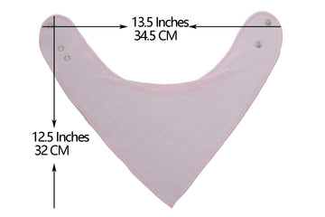 Maiwa Bandana Snap Drool Bibs For Baby Girls For Drooling Eating Teething For 8 Pack