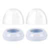 2-Pack Philips Avent Baby Bottle Lids And Rings - Replacement Screw Rings For Avent Natural Plastic And Glass Bottles