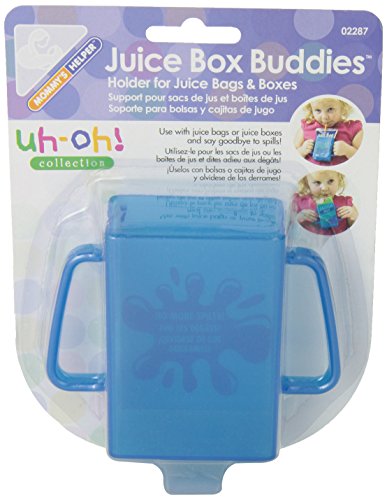 Mommys Helper Juice Box Buddies Holder For Juice Bags And Boxes, Colors May Vary, 1 Piece Per Order