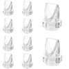 10Pcs Duckbill Valves Compatible With Eufy S1 Pro S1 E10, Lansinoh Discreet Duo, Ncvi Nicegreen Nuliie Zooawa S32 Breast Pump Pa