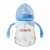 Oberni PP Baby Bottles, Anti Colic Breastfeeding Bottles with Medium Flow Nipples Size +, Wide Neck Baby Bottle for Babies, Newb