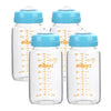 Matyz Glass Breastmilk Storage Bottles, 4 Pack, 8 Oz, Sturdy Glass Bottle For Milk Freezing And Baby Feeding - Large Pumping Bot