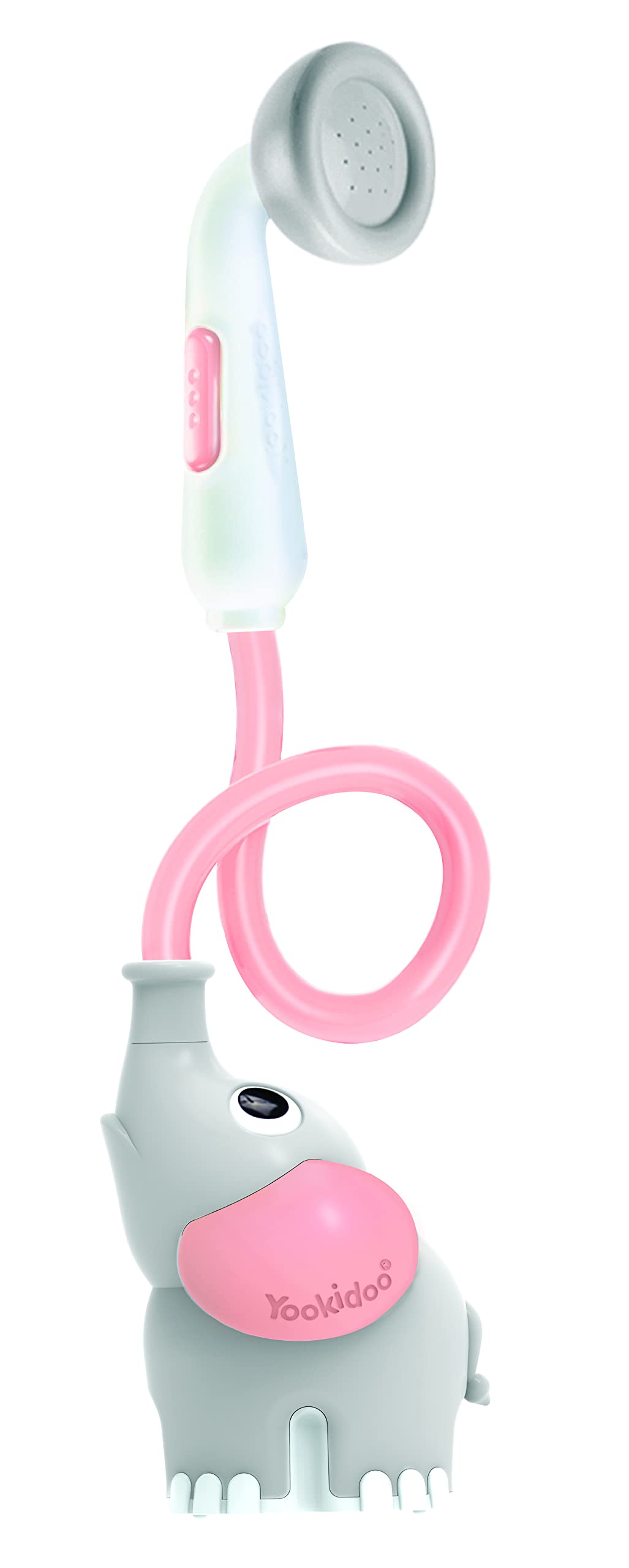 Yookidoo Pink Elephant Baby Bath Toy - Bath & Shower Game - Awakening of the Senses - Hose Sprinkler - 0 to 2 Years Old