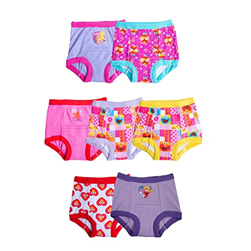 Sesame Street Unisex- Baby Potty Training Pants Multipack, Sesameg7Pk, 3T