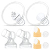 Maymom Brand 2X Two-Piece Small Breastshield with Valve, Membrane and Maymom Connector,Compatible with Medela Pump in Style Brea