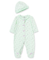 Little Me Baby Girls And Hat Footie, Petite Rose, Preemie Us