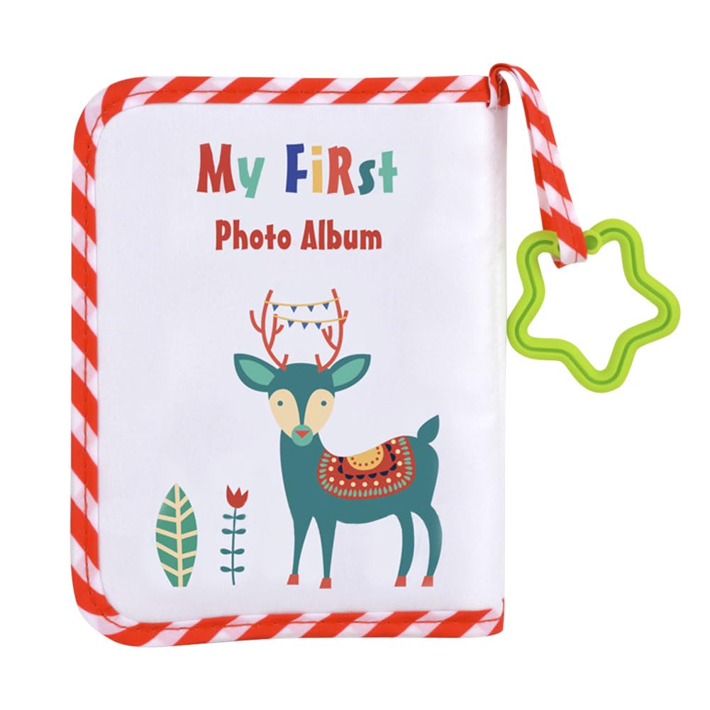 Zuyyon Baby Photo Album Baby Memory Book, Soft Cloth Photo Book First Year Memory Album Shower Gift For Newborn Toddler & Kids,