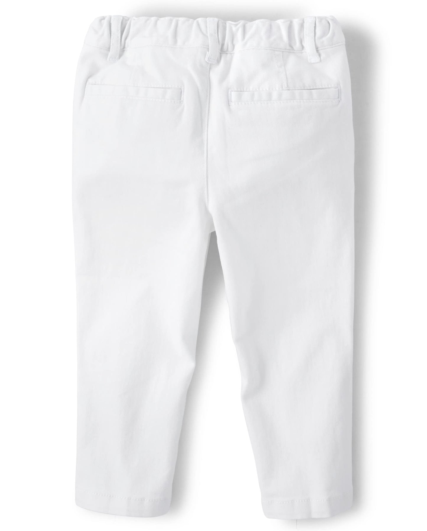 The Children'S Place Baby Boys' And Toddler Stretch Skinny Chino Pants, Simply White, 12-18 Months