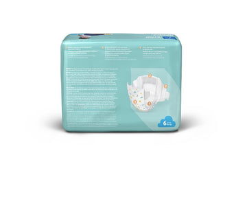Medline Disposable Baby Diapers, Size 6 (35+ Lbs), Case Of 200