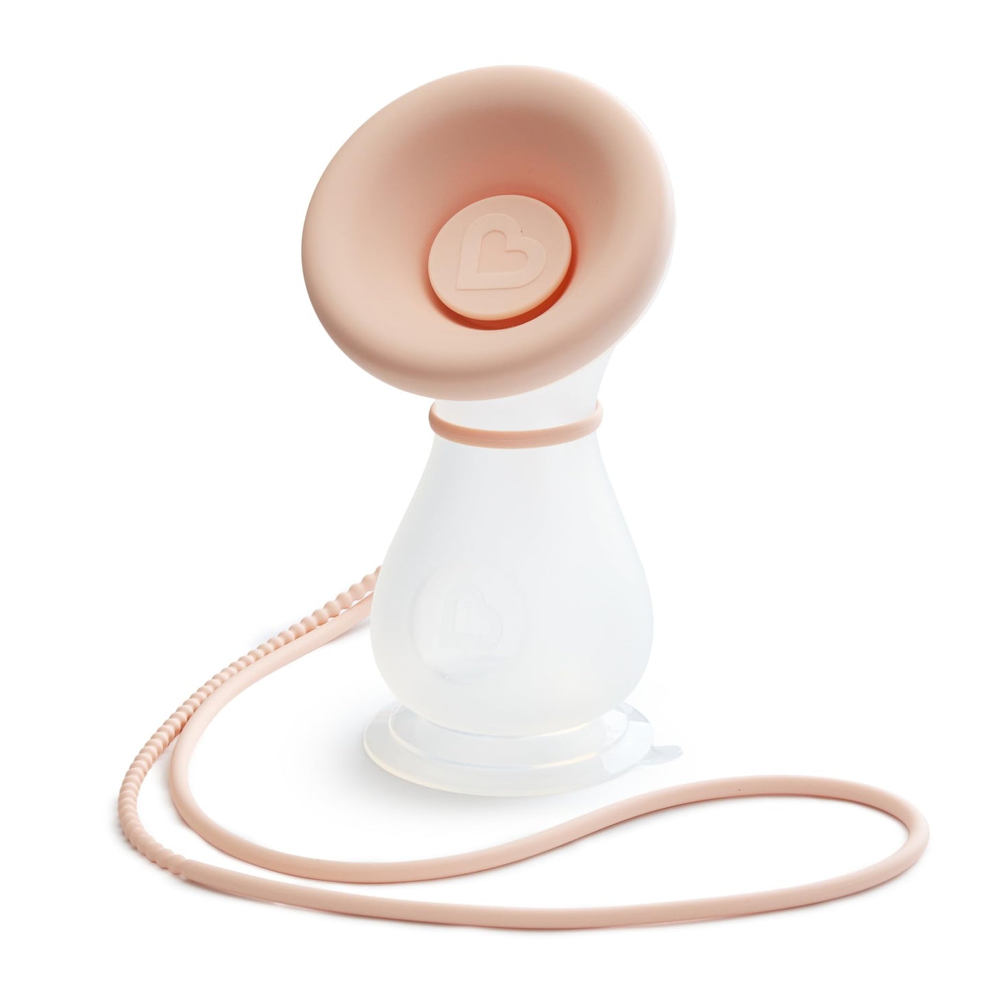 Munchkin Manual Breast Pump - Portable Pump For Expressing Milk At Home, Work, And On The Go, 4 Ounce, Silicone