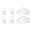 TOVVILD 2PCS Duckbill Valves 2PCS Silicone Diaphragm Compatible with Momcozy M5 Breast Pump, Breast Pump Replacement Parts Acces