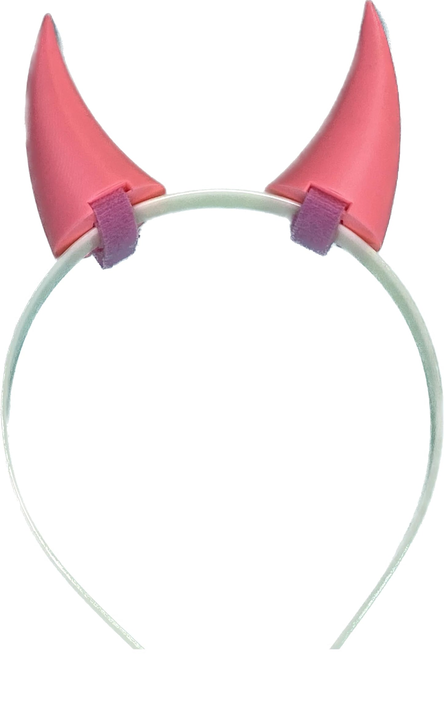 2X Demon Horns For Headset/Cosplay - Made In Usa -16 Colors (Dual Gold/Purple)