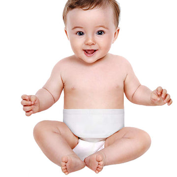 Topwon Cotton Newborn Umbilical Cord Belly Band Disposable To Protect Baby Abdomen Newborn Essentials Must Haves - 8 Pieces