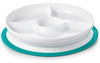 OXO Tot Stick & Stay Suction Divided Plate - Teal, 1 Count (Pack of 1)