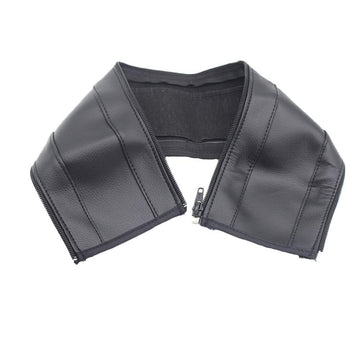 Minilujia Baby Stroller Armrest Bumper Handlebar Sleeve Cover Universal Handle Cover Dustproof Protect Pu Leather Case With Remo