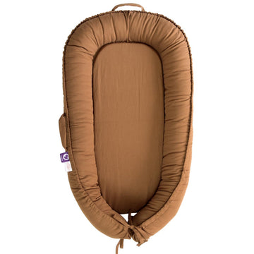 Infant Lounger Cover, 100% Organic Cotton, Newborn Essentials, Baby Gifts | Cover Only (Goldenbrown)