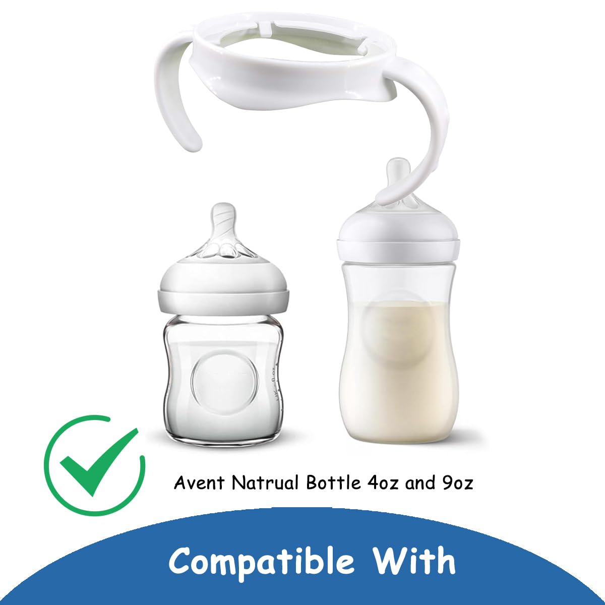Bottle Handles Compatible For Philips Avent Natural Response Baby Feeding Bottle (Set Of 2)