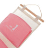 Merishopp 3 Pocket Hanging Closet Organizer Closet Door Toy Key Diaper Storage Pink|1 Piece Hammock|Closet Organizers| Household