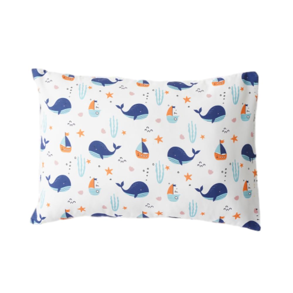 Bunnikins & Clover Toddler Pillows With Pillowcase, 13 'X18 ' Soft Cotton Kid Pillows For Sleeping, Bedding Small Pillow For B