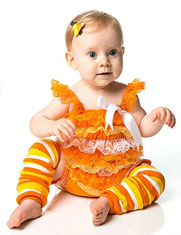 Judanzy Christmas And Halloween Baby And Toddler Leg Warmers For Girls And Boys (One Size, Candy Corn)