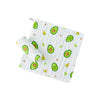 Syga Baby Napkin Muslin Cotton Face Towel Soft Swaddle Flannel Baby Printed Napkin For Infants Toddlers (Avocado, 25 X 25 Cm)