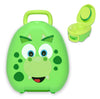 My Carry Potty - Dinosaur Travel Potty, Award-Winning Portable Toddler Toilet Seat for Kids to Take Everywhere