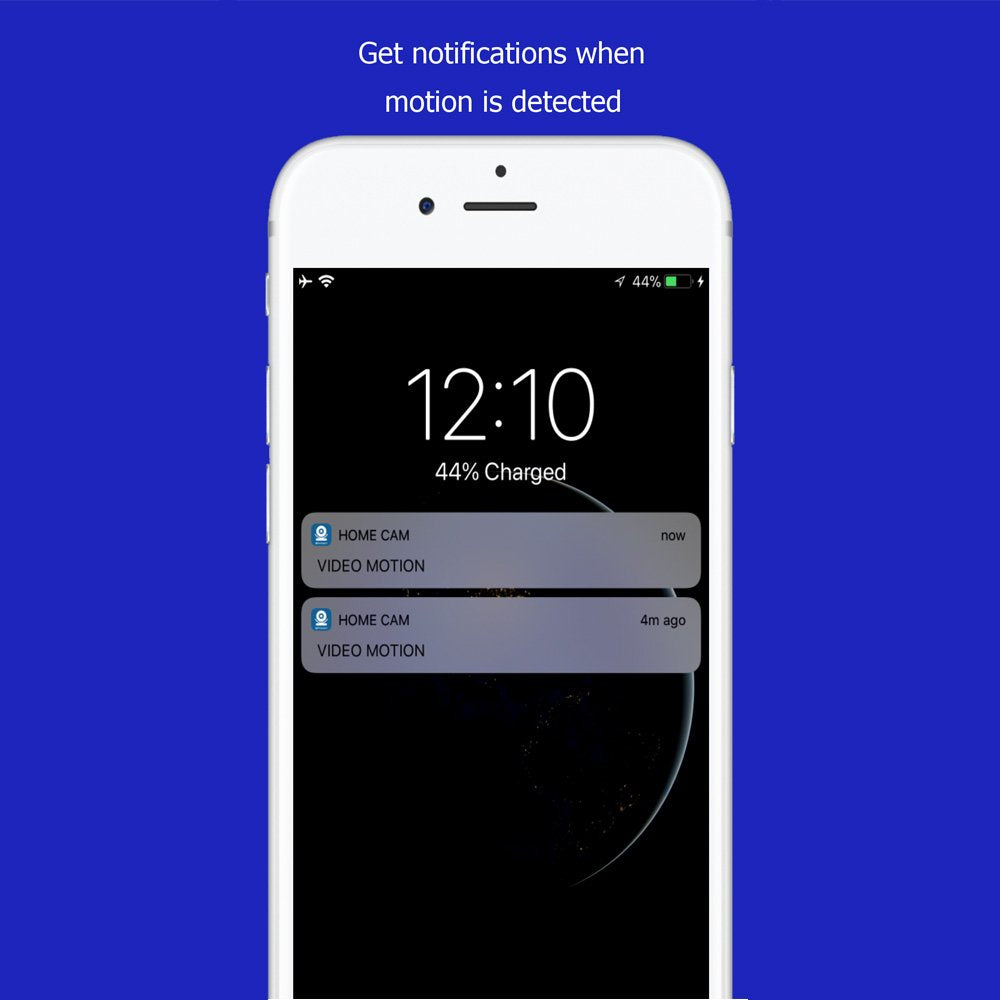 Emerson Wifi Indoor Home Security Surveillance Camera, Two Way Audio, Night Vision, Motion Detection, 1080P, Er108001