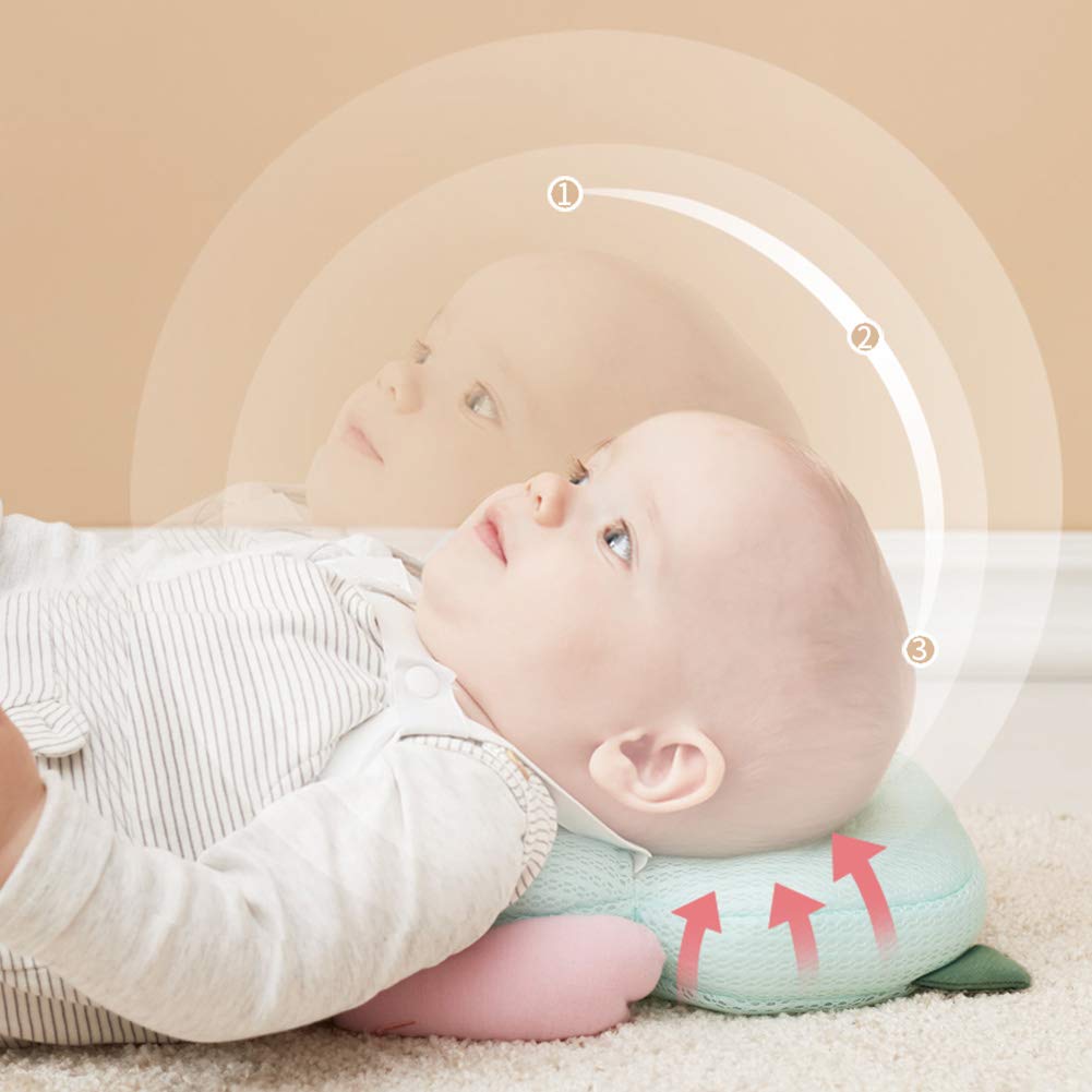 Bebamour Baby Walkers Head Protector Toddler Adjustable Baby Safety Pad Backpack Wear For Crawling With Safety Leash (White, Tor