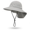 Muryobao Toddler Kids Baby Girls Boys Sun Hat Summer Upf 50+ Uv Protection Caps Wide Brim Neck Flap Beach Play Fishing Hats Grey
