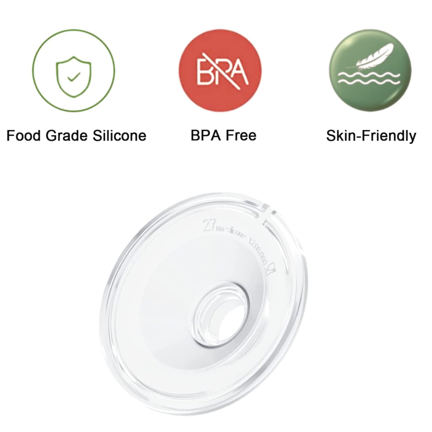 Gocroween Flange 27Mm,Compatible With Momcozy S9 Pro/S12 Pro/Tsrete S12 Wearable Breast Pump Shield/Flange,Wearable Breast Pump
