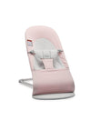 BabyBjrn Bouncer Balance Soft, Woven/Jersey, Light Pink/Grey | 2-in-1 Adjustable Baby Bouncer Seat and Toddler Chair, Newborn to