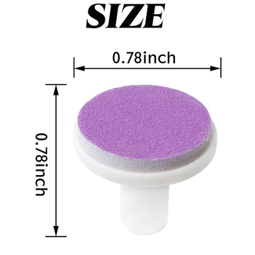Nsbell 36Pcs Baby Nail File Pads Nail Trimmer Replacement Pads Electric Baby Nail Grinding Heads For Standard Electric Kid Nail