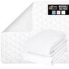 Gorilla Grip Washable Toddler Mattress Incontinence Pads, Reusable Waterproof Bed Underpads, Absorbent Leak Proof, 36X74 Saddle