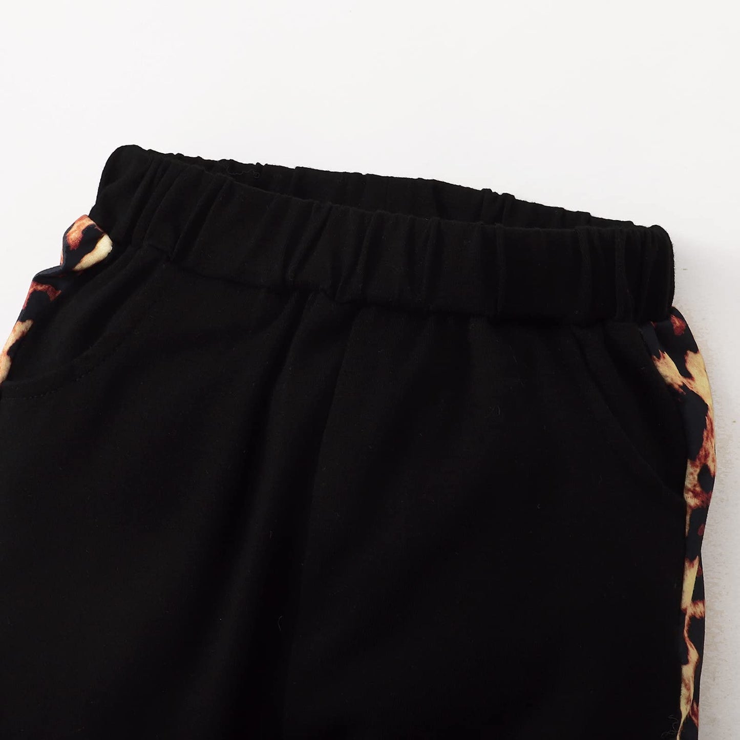 Newborn Baby Girl Clothes Outfits Infant Hoodie Sweatshirt Pants Headband Toddler Girl Clothing Set (Newborn, Black)