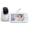 Hipp Baby Monitor, 5' 720P Video Baby Monitor With Pan-Tilt-Zoom Camera, Audio And Visual Monitoring, Infrared Night Vision And