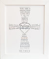 Precious Goddaughter Keepsake Frame - Gift For Goddaughter From Godparent For Baptism Or Christening