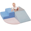 PAPAPROUD 4-Piece Foam Climbing Blocks for Toddlers, Soft Climbing Toys for Kids, Climbing Block Toys, Baby Indoor Climb and Cra
