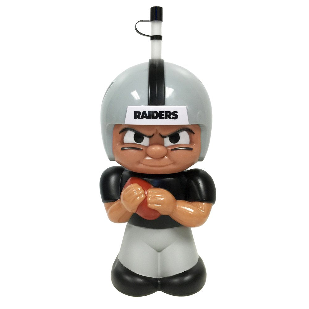 Party Animal Nfl Las Vegas Raiders Big Sip 3D Water Bottle, 16Oz