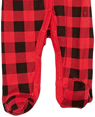 Hudson Baby Unisex Baby Cotton Sleep And Play Coverall, Christmas Tree, 0-3 Months 3M Us