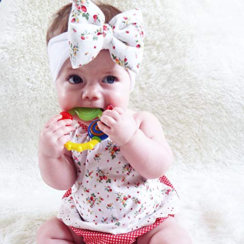 Nuby Wacky Teething Ring, Multicolor (Pack of 16)