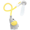 Yookidoo Baby Bath Shower Head - Elephant Water Pump with Trunk Spout Rinser - Control Water Flow from 2 Elephant Trunk Knobs fo