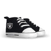MasterPieces - NFL Baby Pre-Walkers Shoes, Officially Licensed Las Vegas Raiders Football, High Top Sneakers, Soft Anti-Slip Sol